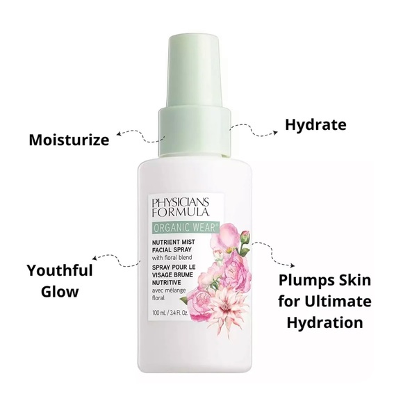 PHYSICANS FORMULA Organic Wear Nutrient Mist
Facial Spray, NEW - Picture 3 of 7